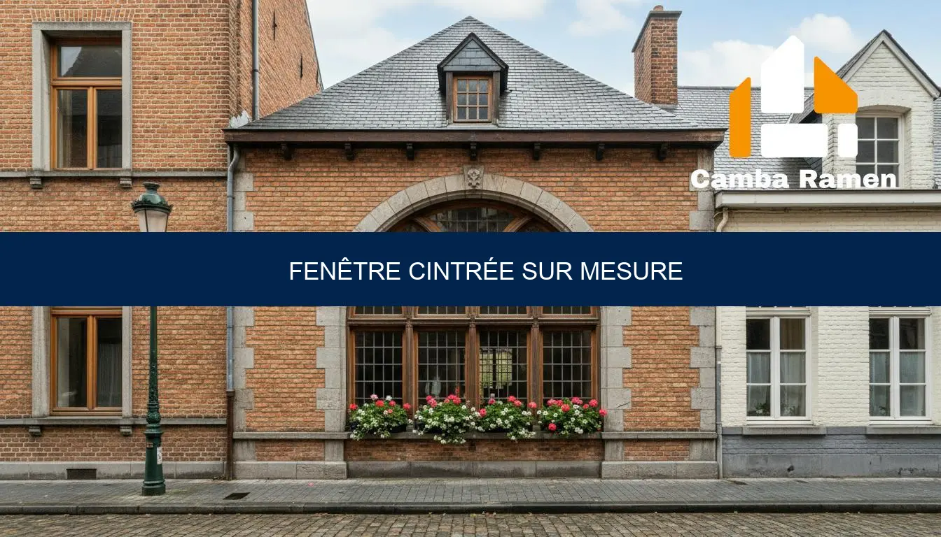 Fenêtre cintrée sur mesure