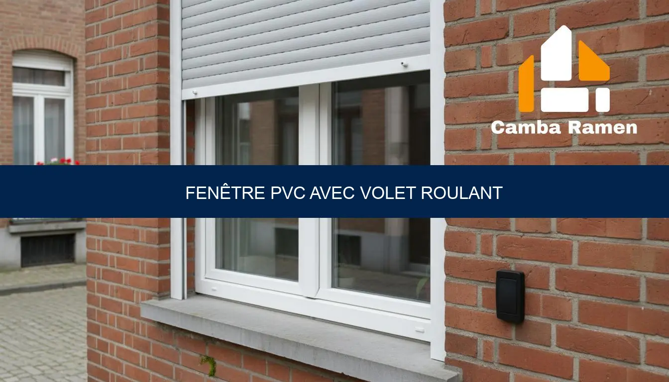 Fenêtre PVC avec volet roulant