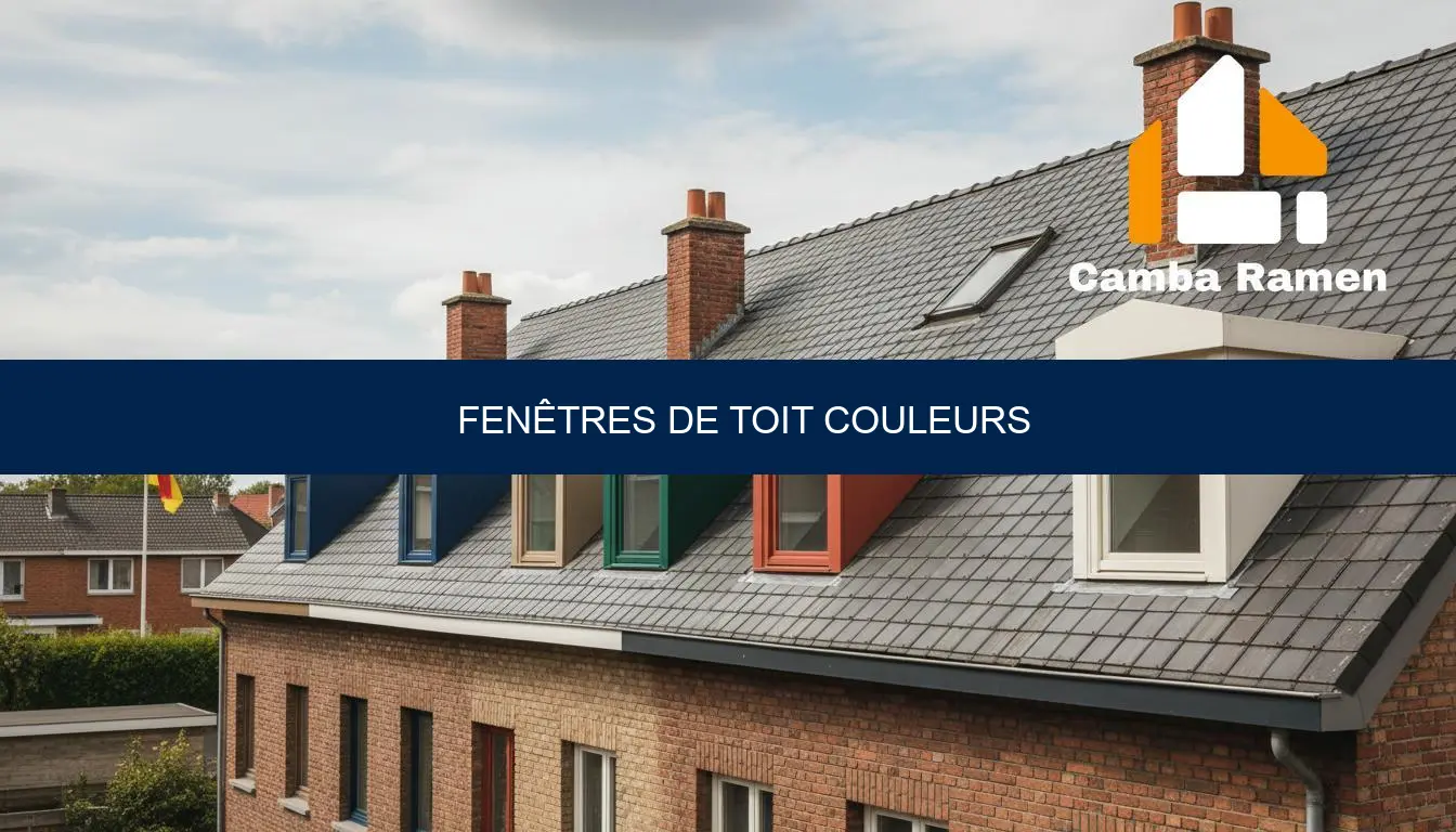 Fenêtres de toit couleurs