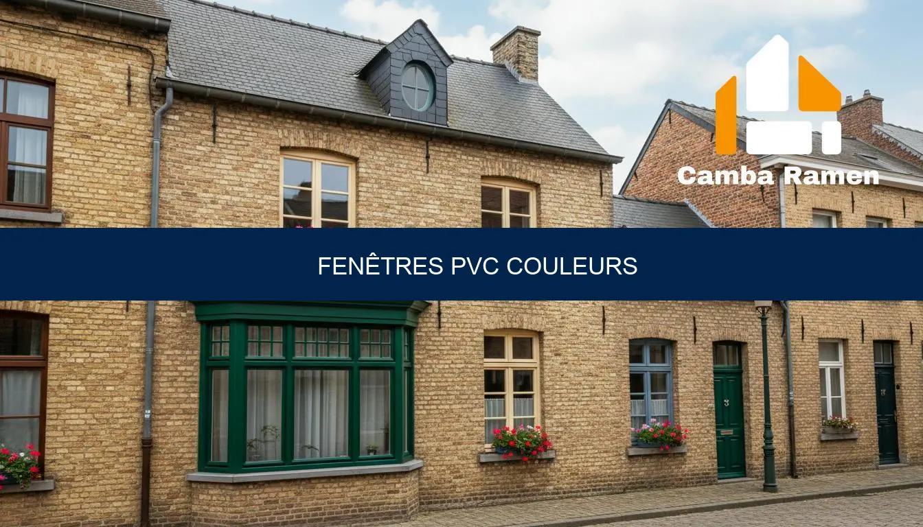 Fenêtres PVC couleurs