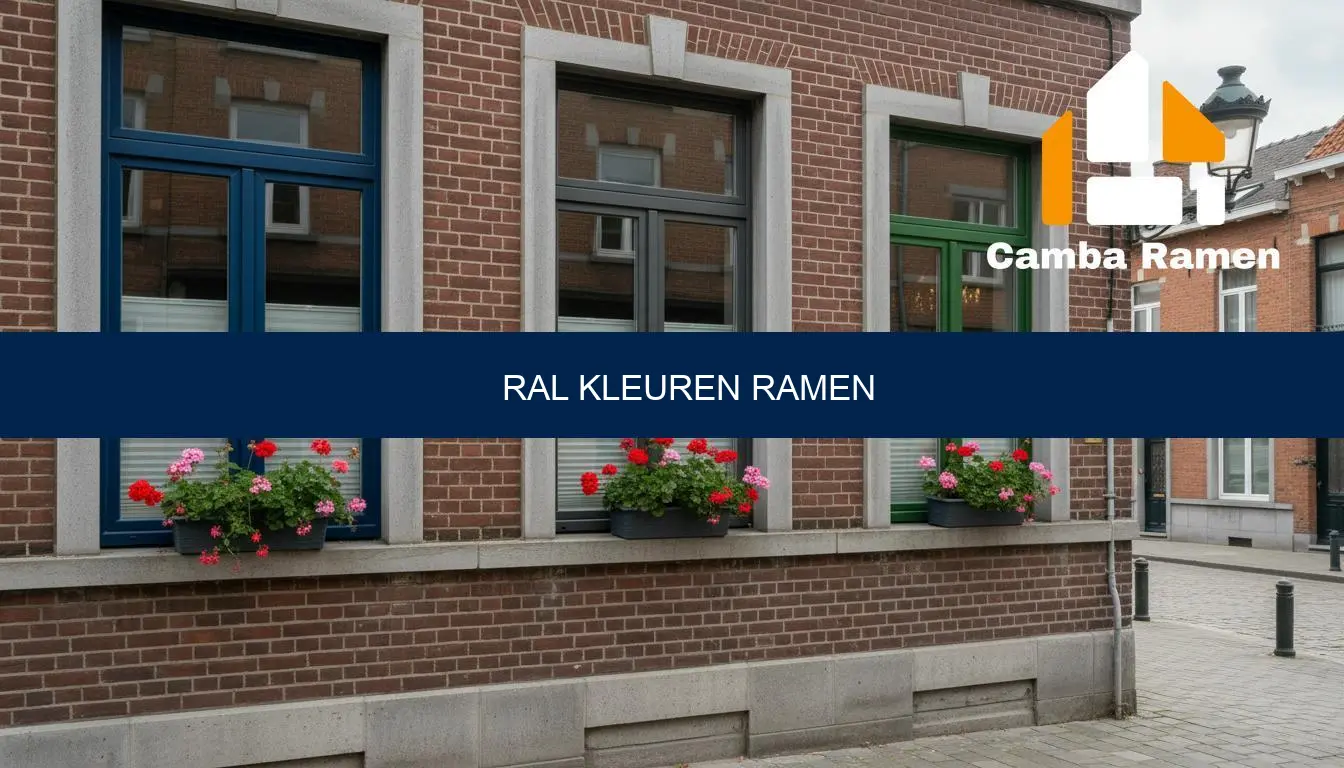 RAL kleuren ramen: beste keuzes, trends en bicolor